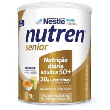 Imagem de Suplemento para Adultos 50+ Nutren Senior Sem Sabor 370g, 370g, Sem Sa