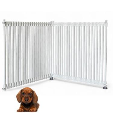 Imagem de Cercado multiuso em pvc-kit 2 módulos 60 cm branco - RESOLVE CERCADOS