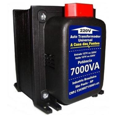 Imagem de Auto Transformador 7000 Va Tomadas - Casa Fontes - Casa  Fontes