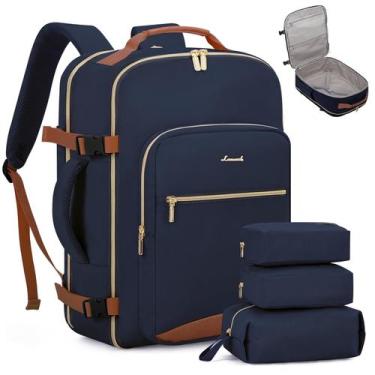 Imagem de Mochila de viagem LOVEVOOK Carry on 40L para homens com cubos de embal