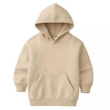 Imagem de Moletom Infantil Criança Blusa De Frio Casaco Com Capuz Idade 2 a 16 A