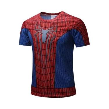 Imagem de Camiseta Masculina De Compressão Raglan Homem-Aranha 2099 Para Cosplay