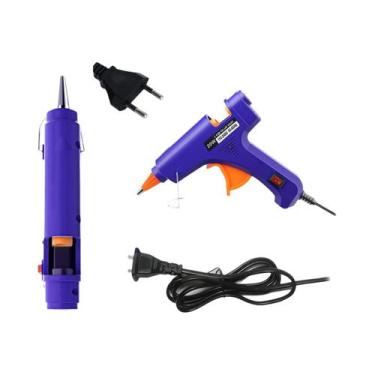 Imagem de Kit De Pistola De Cola Quente De Alta Temperatura Com 50 Bastões De Co