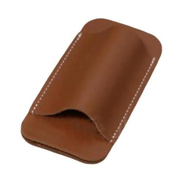 Imagem de Bolsa De Cintura Tática De Couro Para Armazenamento De Canivete E Lant