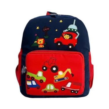 Imagem de Mochila De Nylon Para Meninas, Design De Carro Fofo Para Jardim De Inf