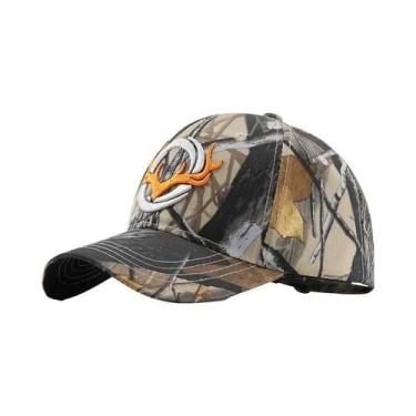 Imagem de Boné Trucker Unissex Camuflado Para Pesca E Caça, Ajustável, Bordado C