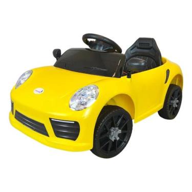 Imagem de Mini carro eletrico infantil amarelo importway bw394am 6v