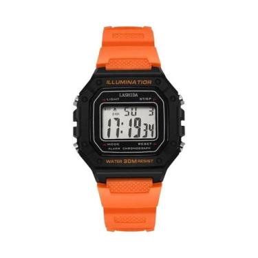 Imagem de Relógio Digital Militar Esportivo Masculino Resistente À Água Luxuoso 