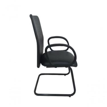 Imagem de Cadeira Para Sala De Reunião Com Tela Mesh Livorno Preto