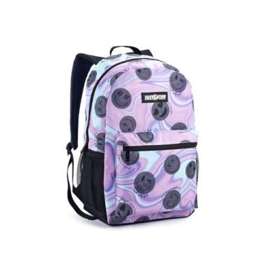 Imagem de Mochila Escolar Juvenil Colegial Fundamental Médio Bolso Frontal Later