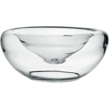 Imagem de CENTRO MESA DECRATIVO FRUTEIRA PAREDE DUPLA HOME&CO VIDRO 11x25x25cm T