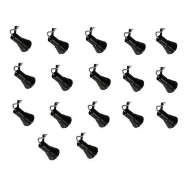 Imagem de Kit 17 Spot Trilho Perfilado Eletro calha Par20 Bulbo OL3