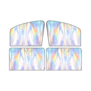 Imagem de Protetor UV SEAMETAL: Cortinas Magnéticas Para Janelas Laterais De Car