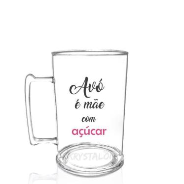 Imagem de Caneca Chopp Personalizada Para Dia Das Mães Mãe Com Açucar