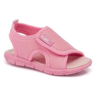 Imagem de Sandália Papete Infantil Menina Klin Tic Tac Rosa Doce-Feminino