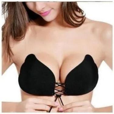 Imagem de Sutiã Top Adesivo Invisível Levanta Seio Push Up Silicone - Umbra, P, 