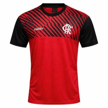 Imagem de Camisa Flamengo Efeito Símbolo - Masculino Tamanho:GGCor:Vermelho/Pret