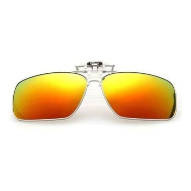 Imagem de Lentes Clip On Para Óculos Polarizadas Proteção U V 400 - VINKIN, Dour