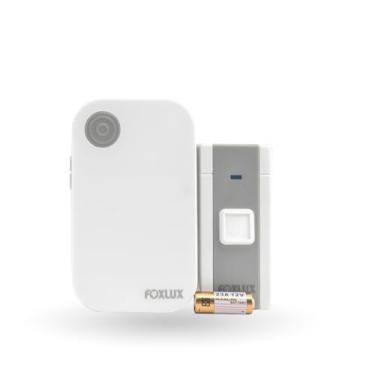 Imagem de Campainha Sem Fio Foxlux CAD 3 Bivolt – 32 Toques, Alcance 100m e Instalação Plug and Play