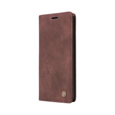 Imagem de Capa Carteira De Couro Ultrafina Para Xiaomi Mi 14T 13T Redmi Note 14 