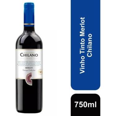 Imagem de Vinho Tinto Chileno Merlot 750ml Chilano
