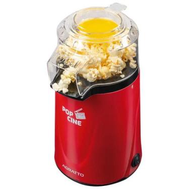 Imagem de Pipoqueira Elétrica Agratto Pop Cine, Vermelha - 220 Volts, 220V