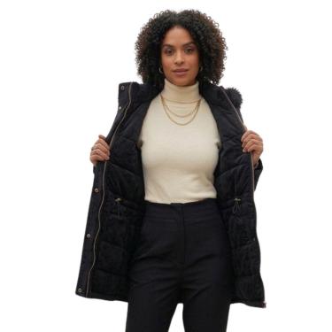 Imagem de Jaqueta  Dupla Face Premium Veludo Cotelê e Puffer-Feminino