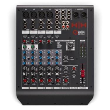 Imagem de Mesa de Som Queensberry Q8FX 8 Canais com 4 Entradas de Microfone e DSP 15 Programas Preto QueensBerry