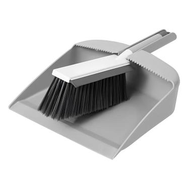 Imagem de Kit Pá e Escova de Mão para Limpeza Multiuso com Cerdas Macias Pá com Borda Ajustada e...