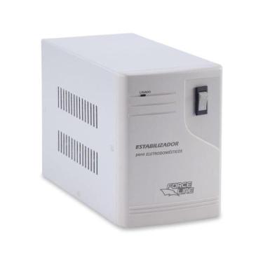 Imagem de Estabilizador Eletrodoméstico Tripolar 1000Va 220V Cinza - Force Line