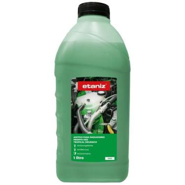 Imagem de 48011 aditivo radiador pronto uso organico verde 1l - ETANIZ