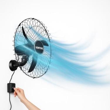 Imagem de VENTILADOR OSC PAREDE 60CM NEW PR GR PR 220V PREMIUM Voltagem:220VCor: