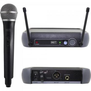 Imagem de Microfone sem Fio UHF-202/R201 687.6MHZ Preto MXT