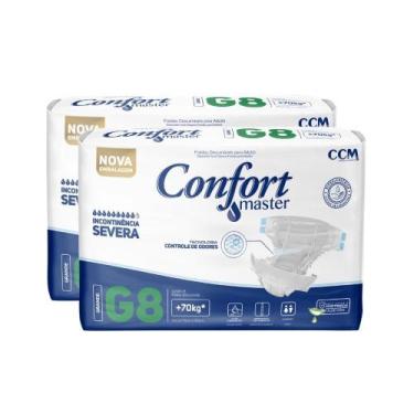 Imagem de Fralda Geriátrica Confort Master Regular Incontinência, G, 1