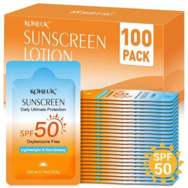 Imagem de Protetor Solar KONEUK FPS 50 Pacote com 100 Unidades de 5,5g Tamanho V
