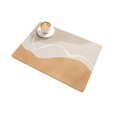 Imagem de Tapete De Secagem De Louça Super Absorvente Antiderrapante Moderno Min