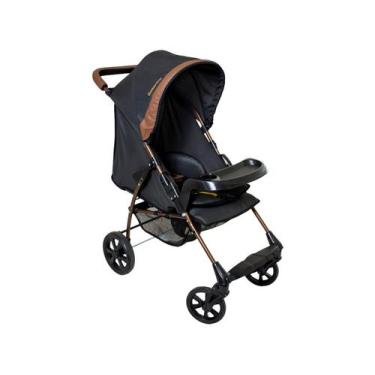Imagem de Carrinho de Bebê Galzerano Romano 0 a 15kg, Preto e Cobre