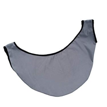 Imagem de Bothyi Bolsa durável de armazenamento e suporte de limpeza transparente limpador de bolas de microfibra polidor e transportador, cinza