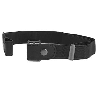 Imagem de Cintos, cinto extensível sem fivela ajustável para mulheres para homens para idosos(Preto)