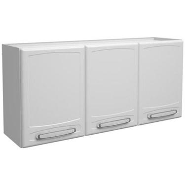 Imagem de Armário Aéreo Evidênce Bertolini Feito 100% em Aço 3 Portas Excelente Espaço Interno