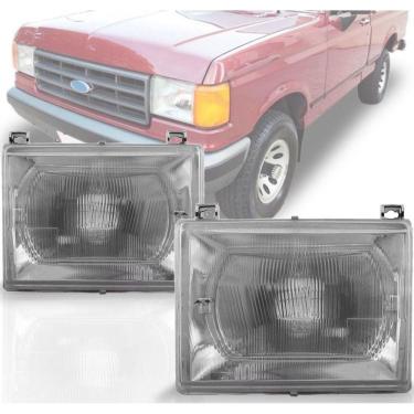 Imagem de Par Farol Ford F1000 1992 1993 1994 1995 1996