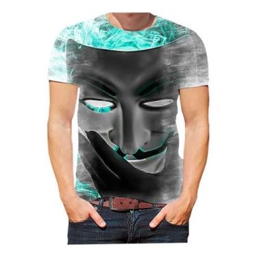 Imagem de Camisa Camiseta Mascara V De Vingança Filmes Terror Hd 01 - Estilo Kra