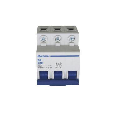 Imagem de Disjuntor 3P Tripolar - 50A - Curva C 3Ka Tron