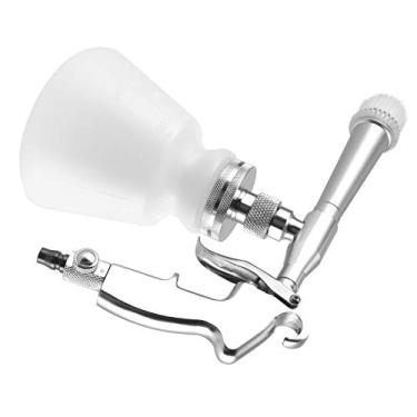 Imagem de Pistola de pulverização de água, 6,2-9,5 kg de pistola de lavadora de alta pressão ferramenta de limpeza ergonômica de plástico e liga de alumínio para automóveis interior de carro (prata)