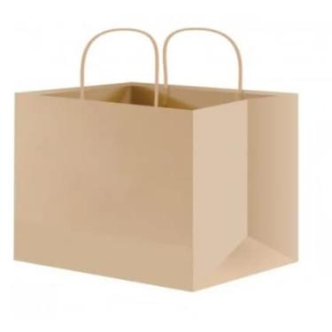 Imagem de Sacola Papel 30x30x18cm 2050 Kraft Natural 150 unidades