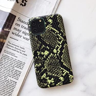 Imagem de capa de telefone de silicone macio para iphone 12 mini 11 13 pro xs max x xr 7 8 6 plus capa de couro pu de pele de cobra funda, d, para iphone12pro max