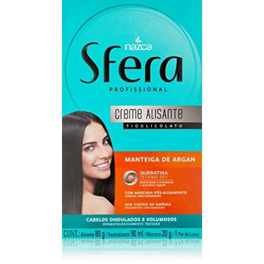 Imagem de Sfera Profissional Kit Alisante Manteiga de Argan, Nazca Cosméticos