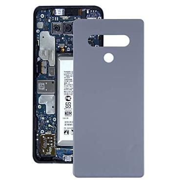 Imagem de HUANGYUNCHAO Acessórios telefônicos Tampa traseira da bateria para LG Stylo 6 LMQ730TM LM-Q730TM Substituição do telefone celular