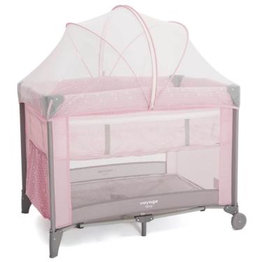 Imagem de Berço Portátil Sleep Rosa (0 a 18 Kg) - Voyage