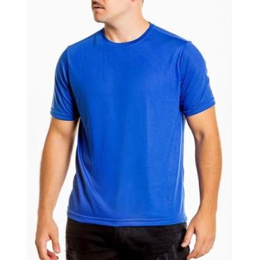 Imagem de Camiseta Lisa Azul Royal Masculina - Dom João
